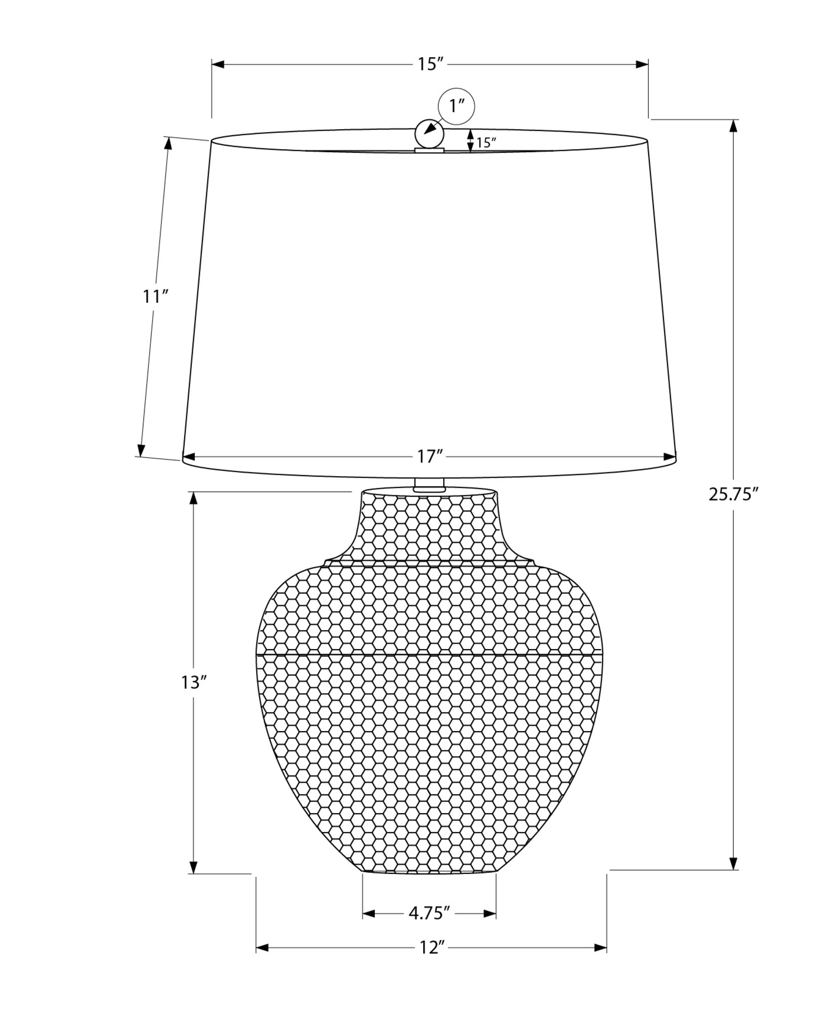 Dunham Metal Table Lamp