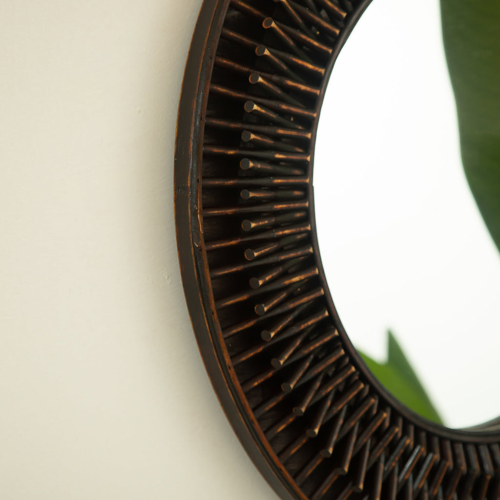 24'' Aura Dark Bamboo Mirror