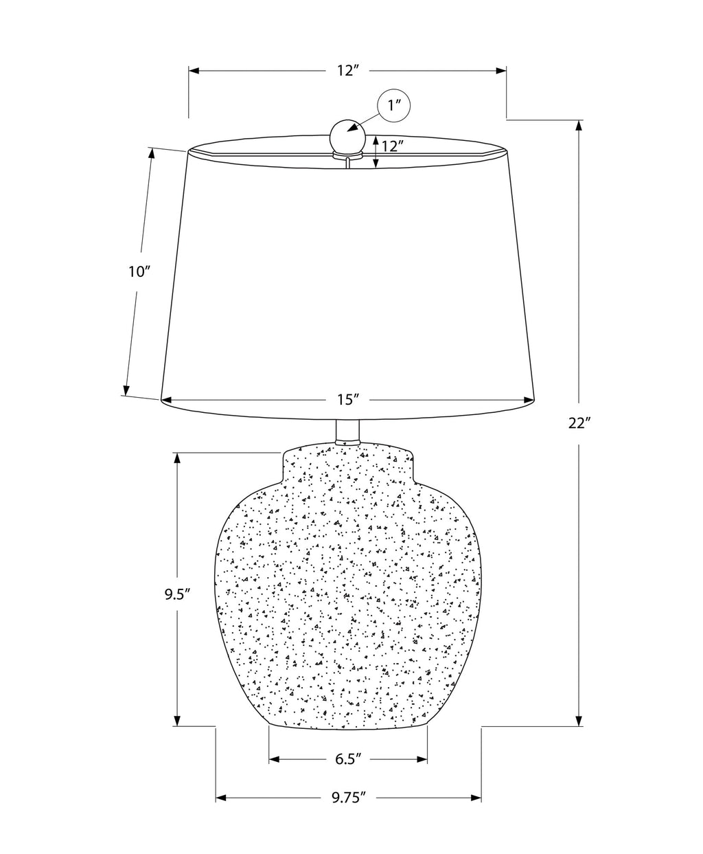 Carlisle Concrete Table Lamp