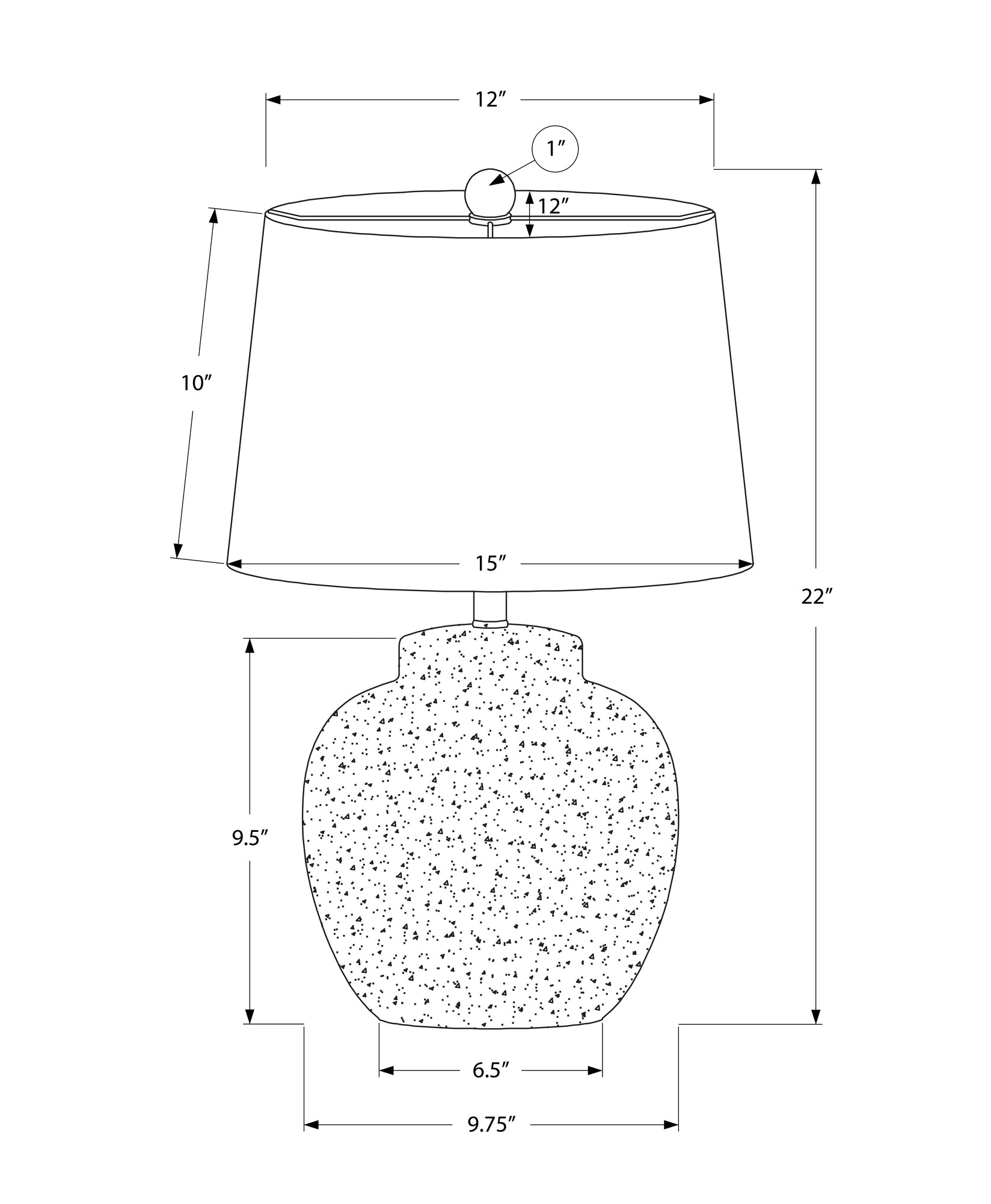 Carlisle Concrete Table Lamp
