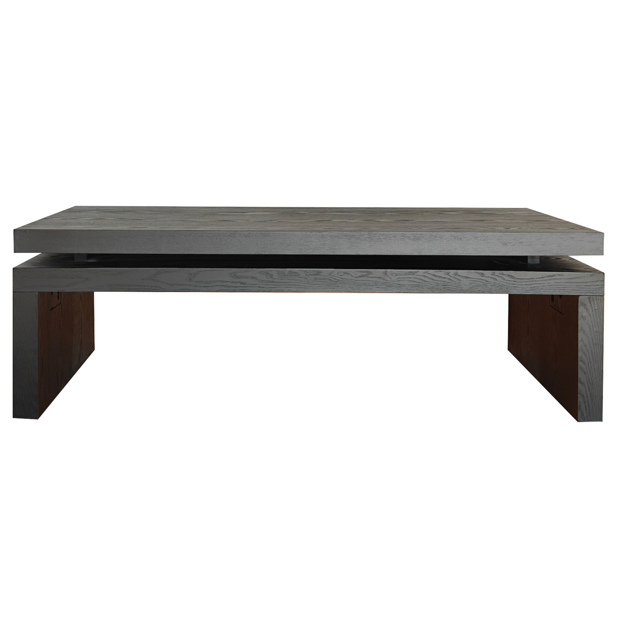 Modern Black Wood Coffee Table