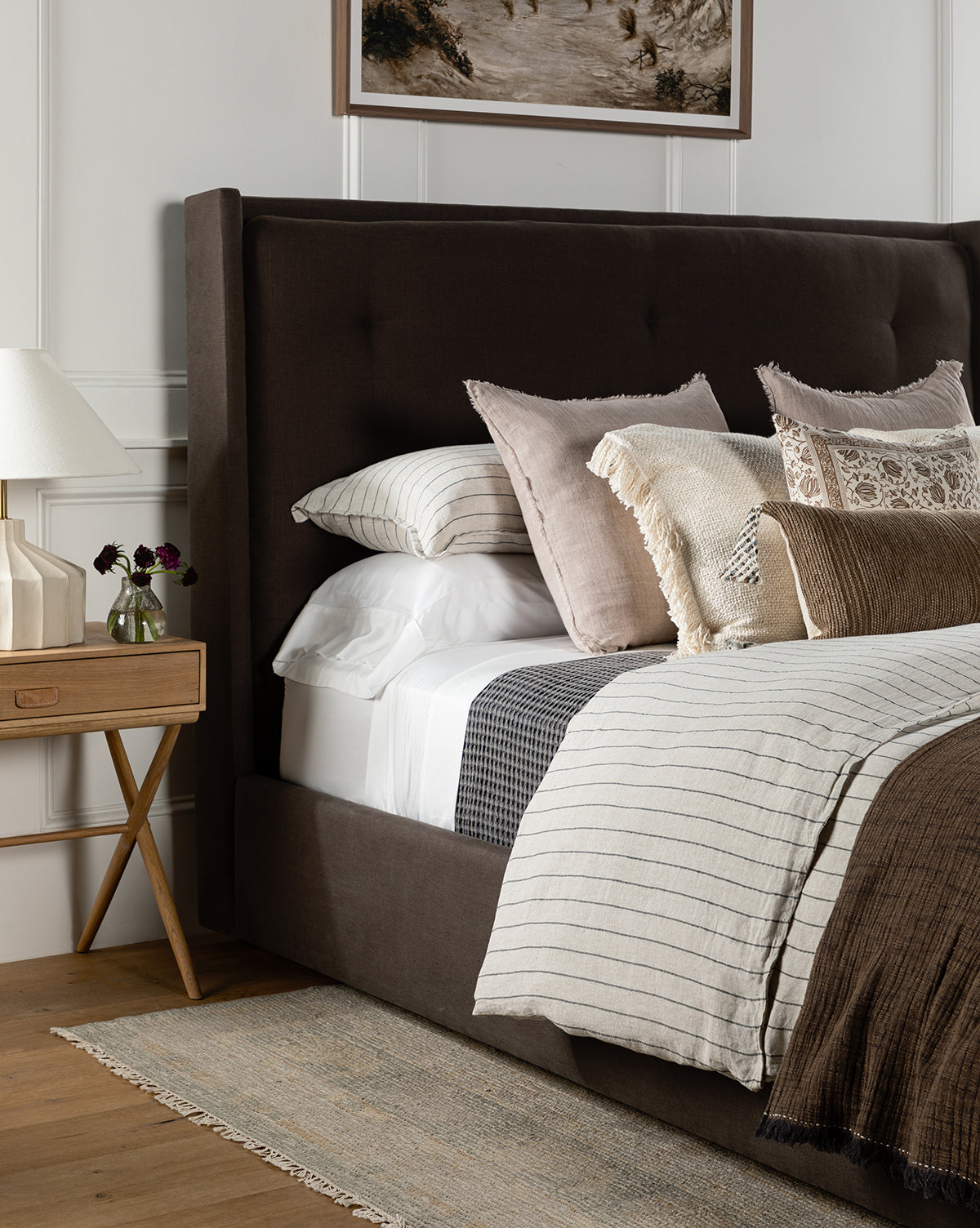 Ria Bed Tall Headboard