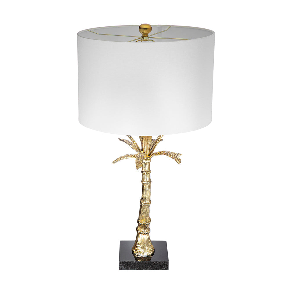 Leaf Lamp with Marble Base