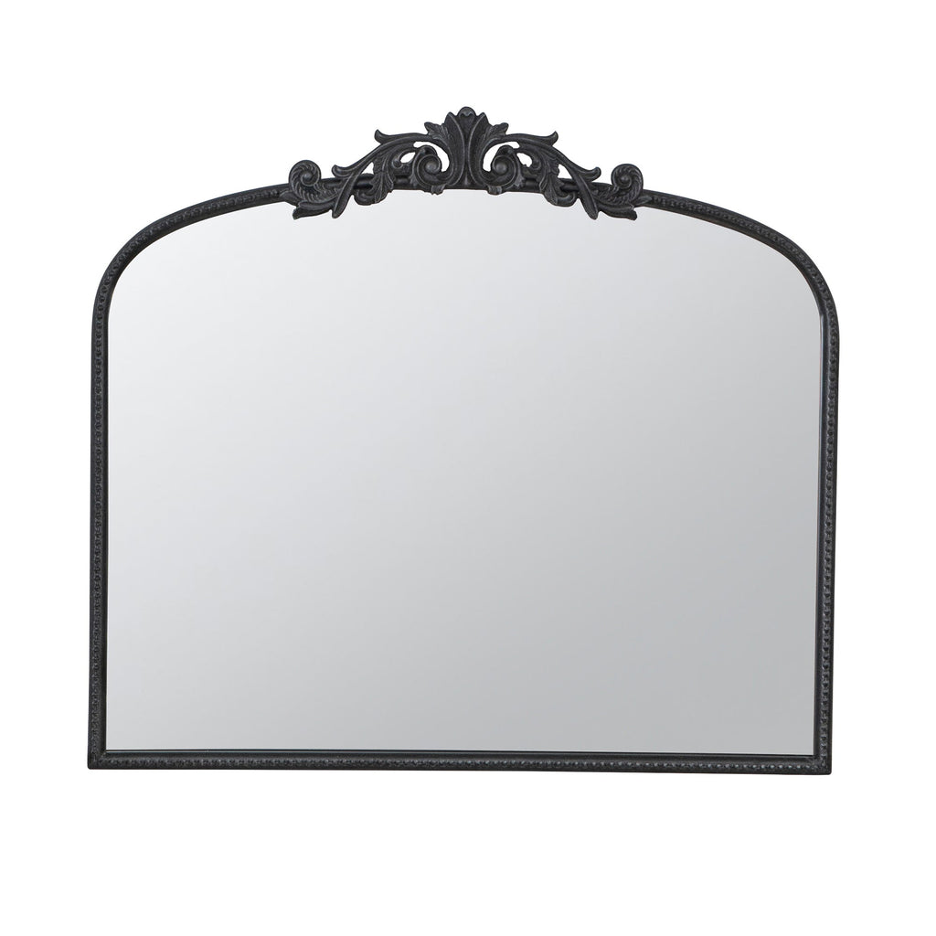 40" x 31" Wall Arch Mirror with Baroque Inspired Frame