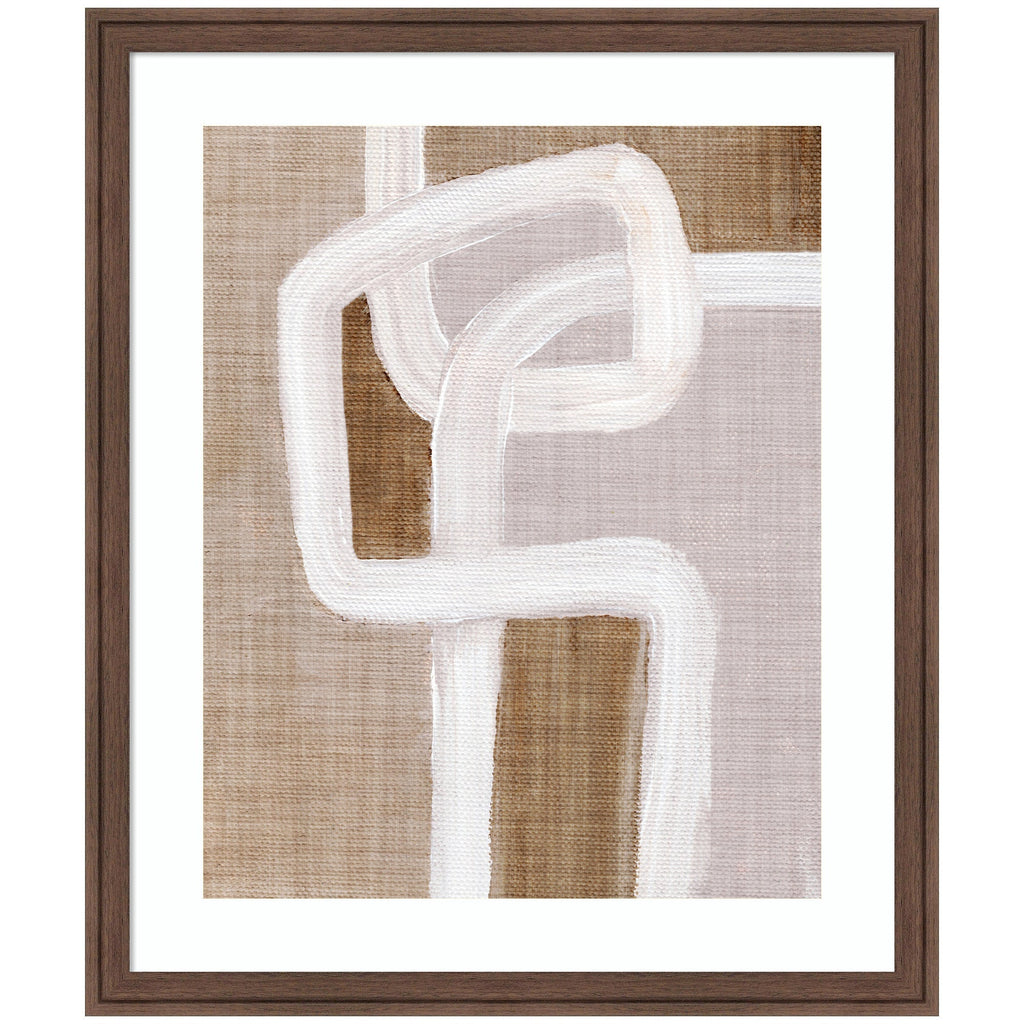 Framed Art Rhythmic Lines l by Nikita Jariwala