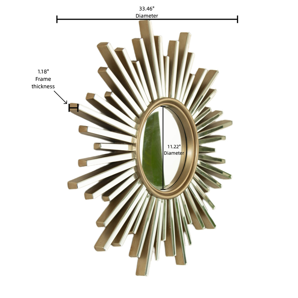 33'' Gemme Sunburst Mirror