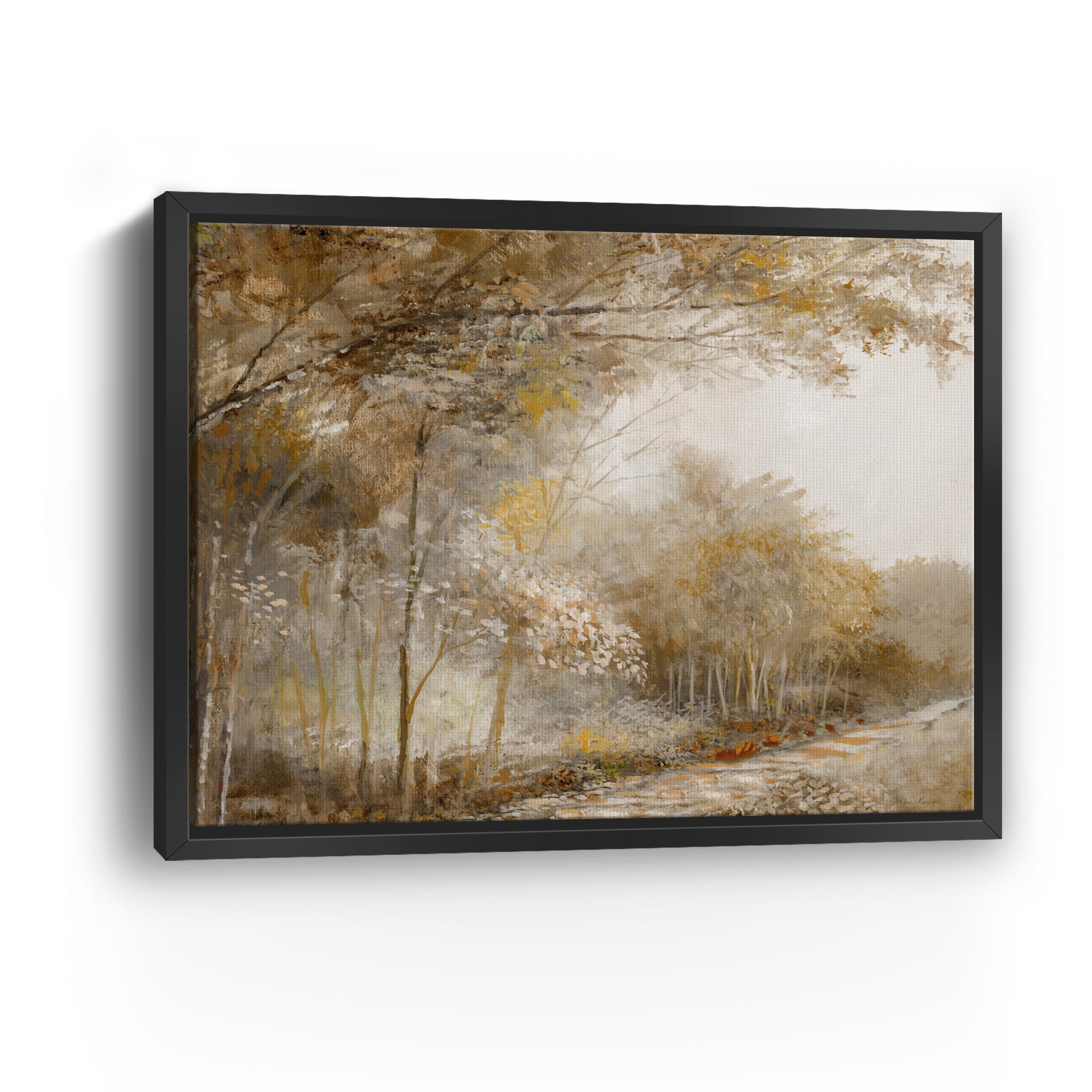 Autumn Forest Park Canvas Giclee