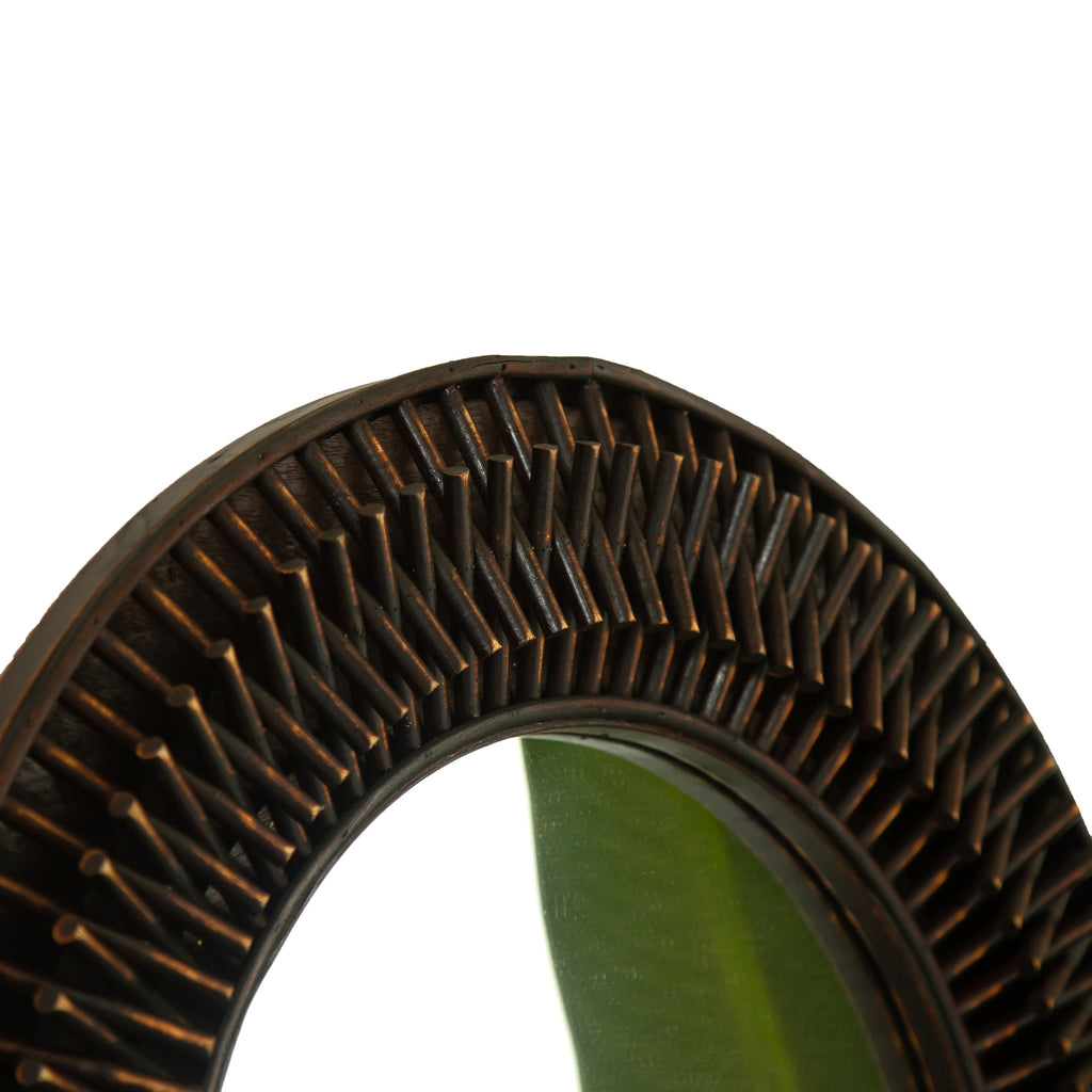 24'' Aura Dark Bamboo Mirror