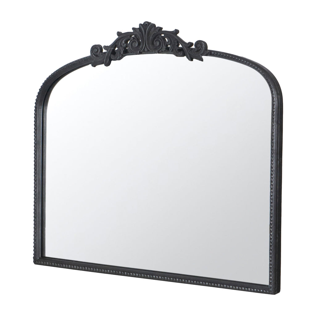 40" x 31" Wall Arch Mirror with Baroque Inspired Frame