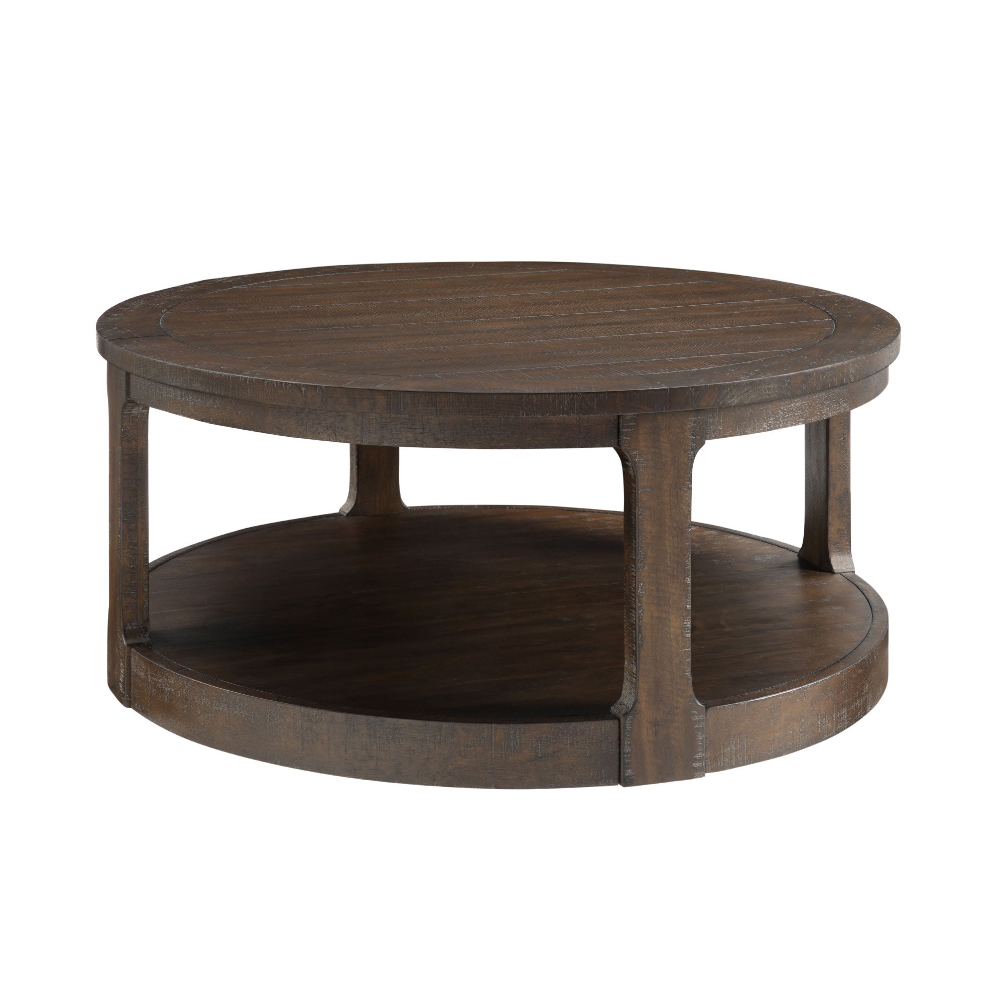 Large Traditional Round Coffee Table