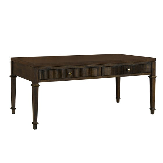 Coffee Table with 2 Fluted Drawers