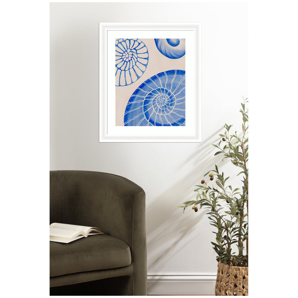 Framed Art Ocean Charms l by Nikita Jariwala