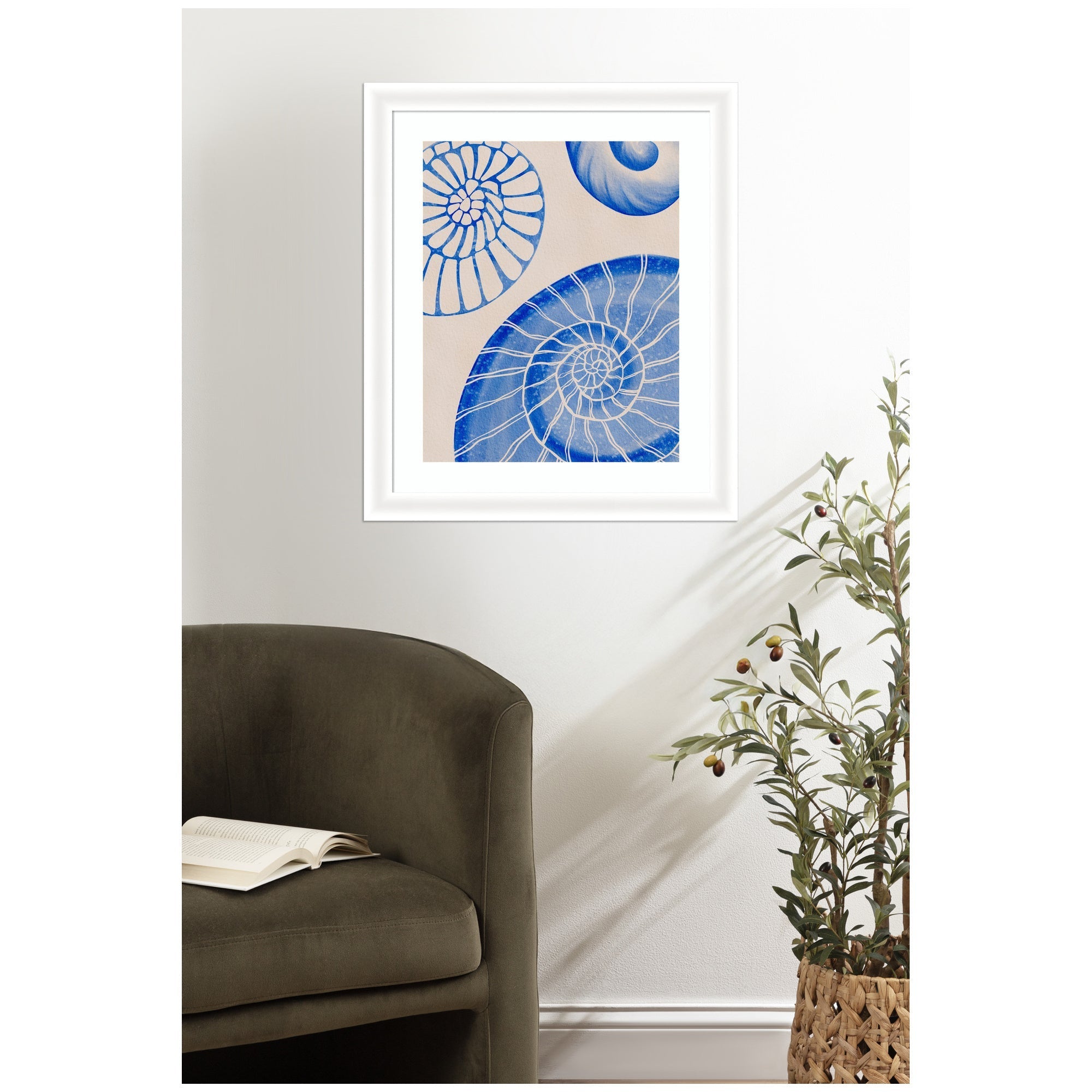 Framed Art Ocean Charms l by Nikita Jariwala