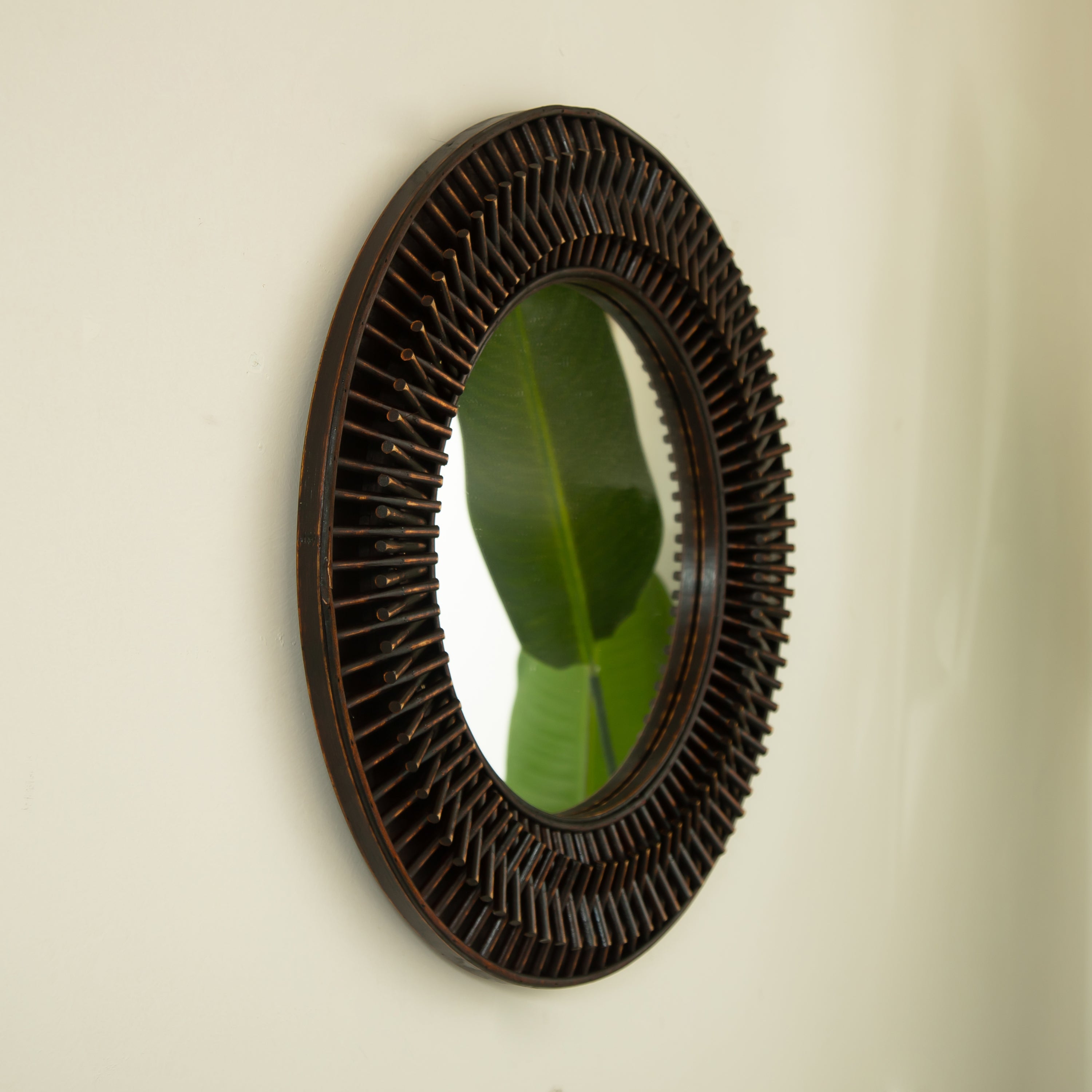 24'' Aura Dark Bamboo Mirror