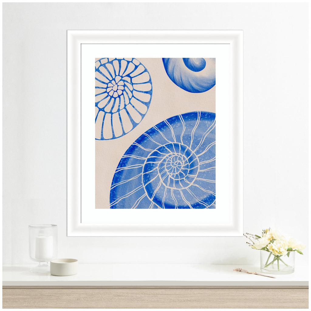 Framed Art Ocean Charms l by Nikita Jariwala