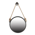 19.5" Wall Mirror with Round Metal Frame