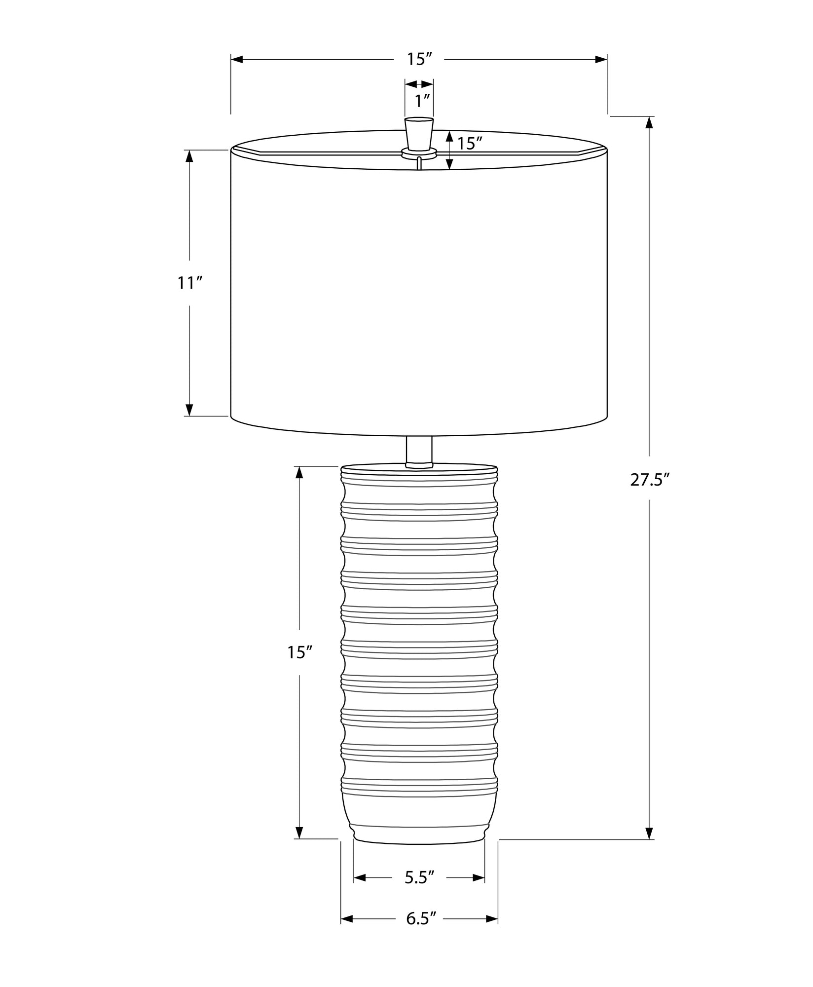 Westfield Resin Table Lamp