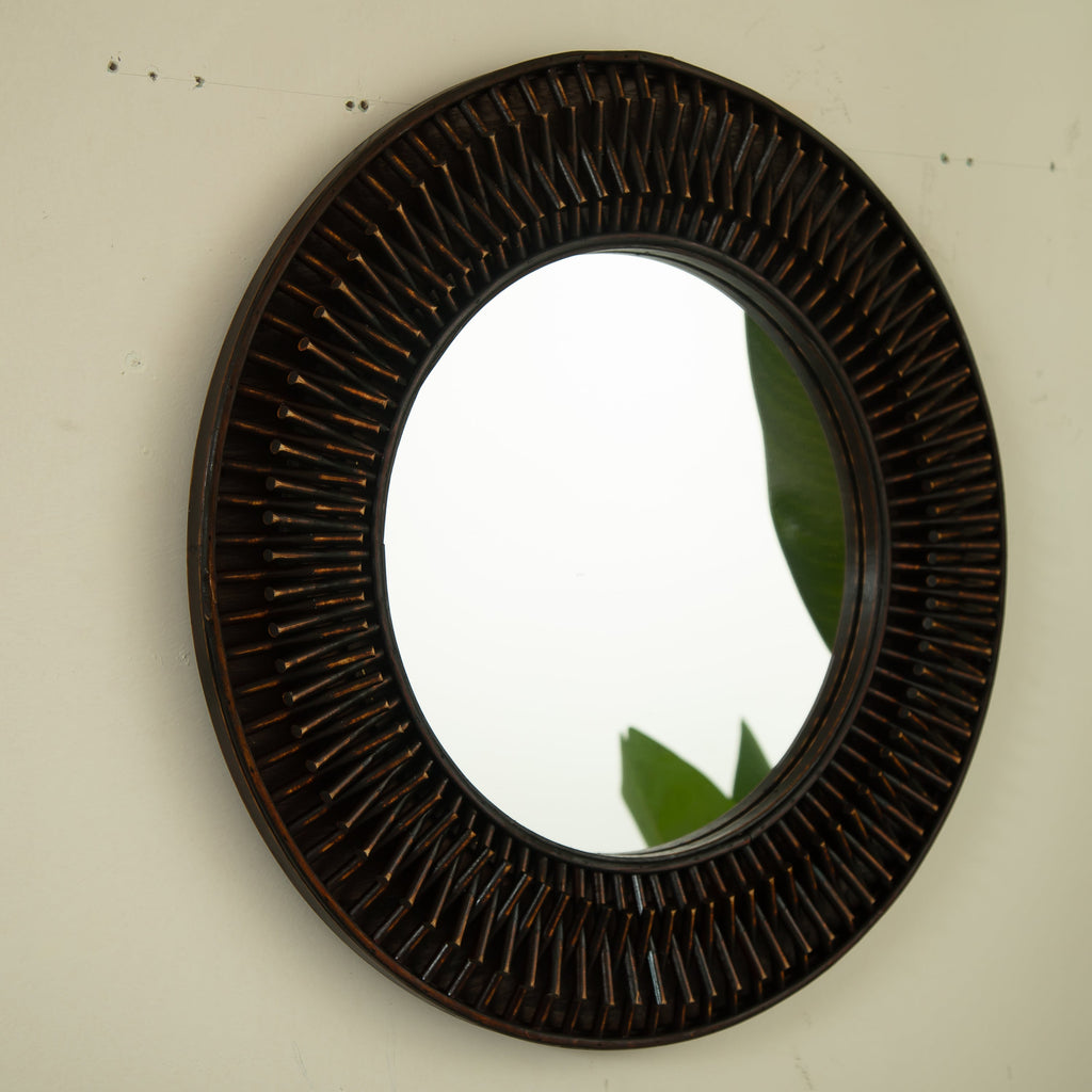24'' Aura Dark Bamboo Mirror