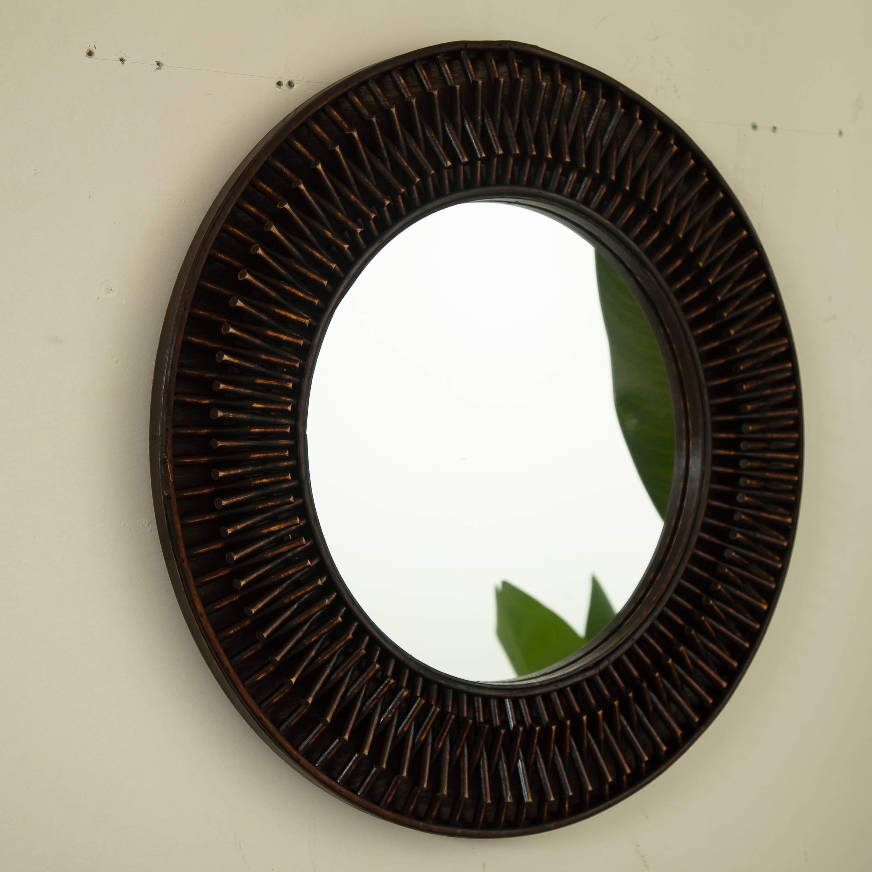 24'' Aura Dark Bamboo Mirror