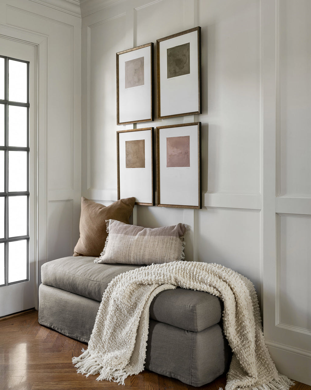 Macy Slipcover Ottoman