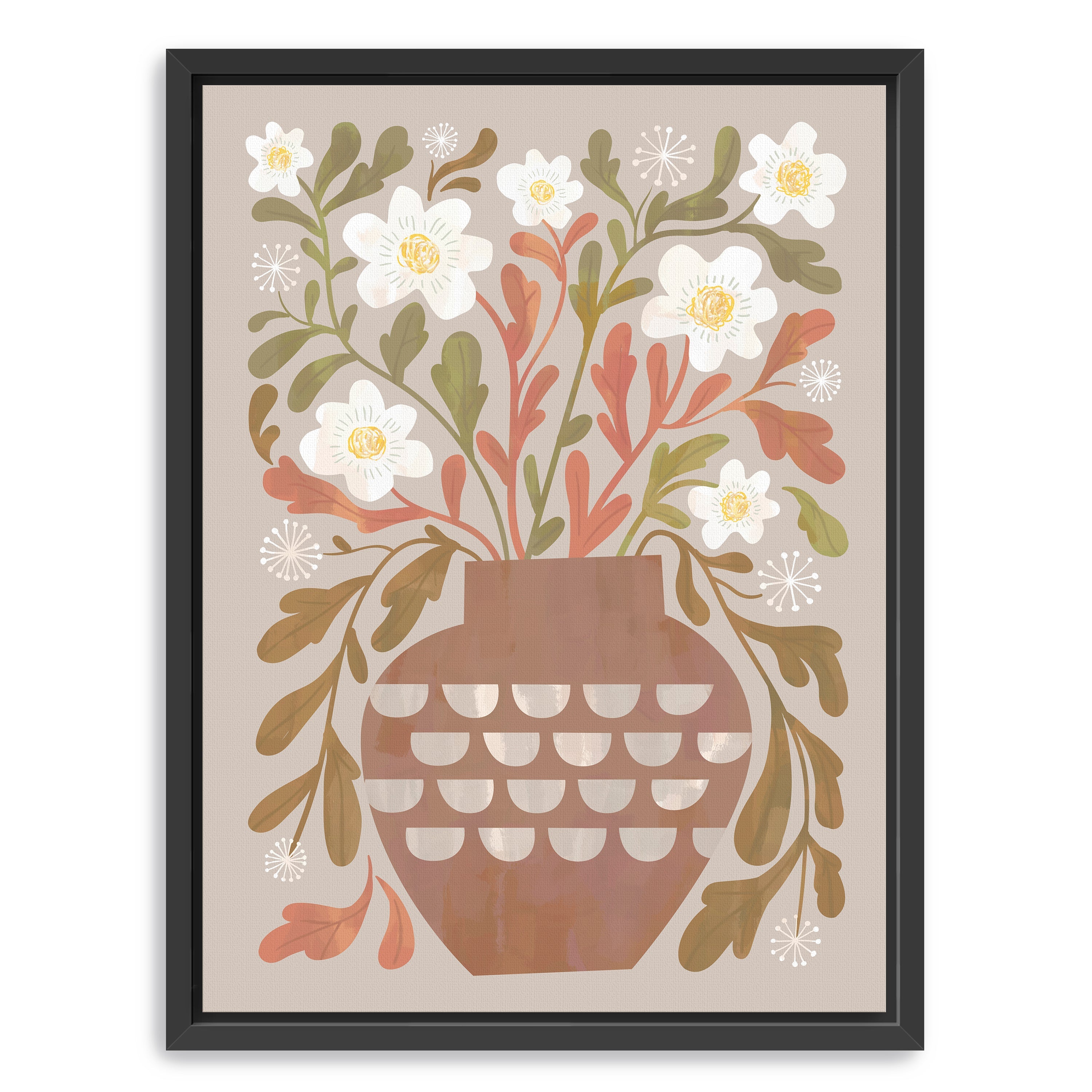 Classic Vase Canvas Giclee