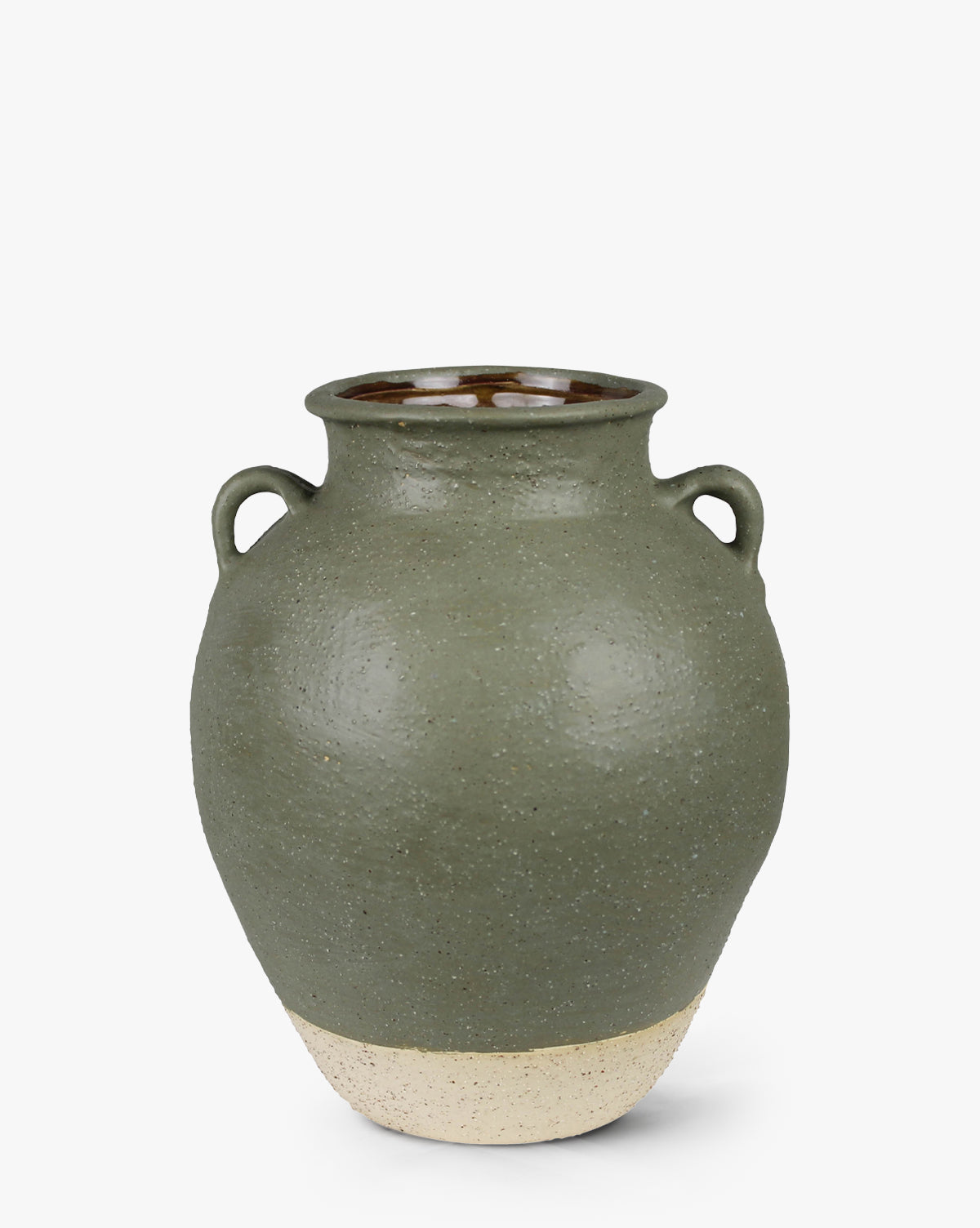 Small Handled Ceramic Pot