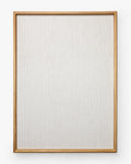Striped Oak & Linen Memo Board