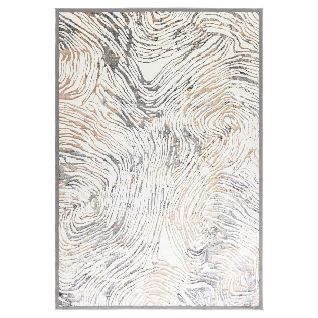 Fatima Black Beige Rug