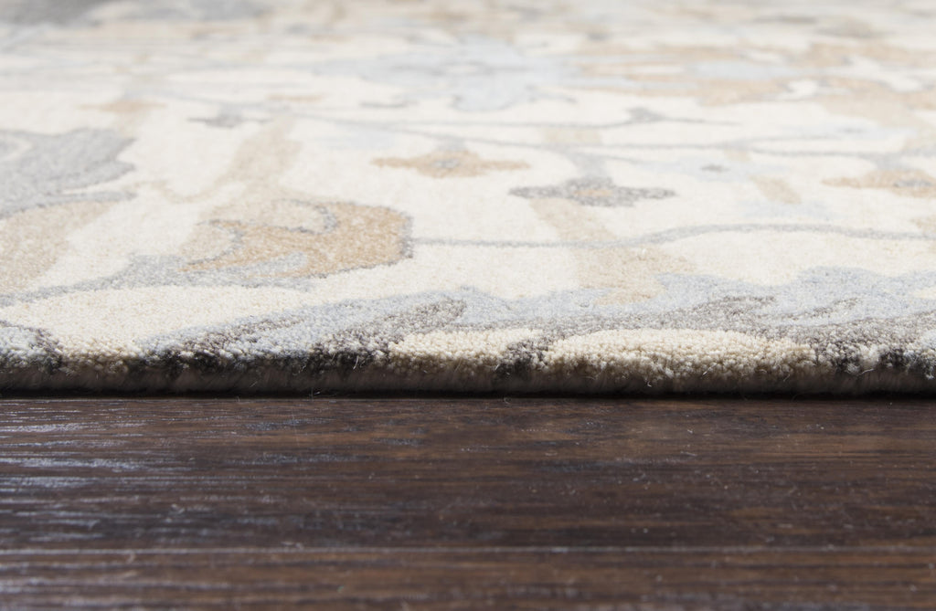 Hand Tufted 100% Wool Floral/Motif Area Rug
