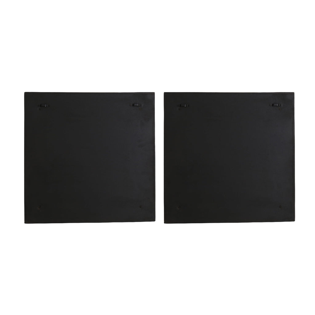 Abstract Wood Wall Art Shadowbox,Set of 2