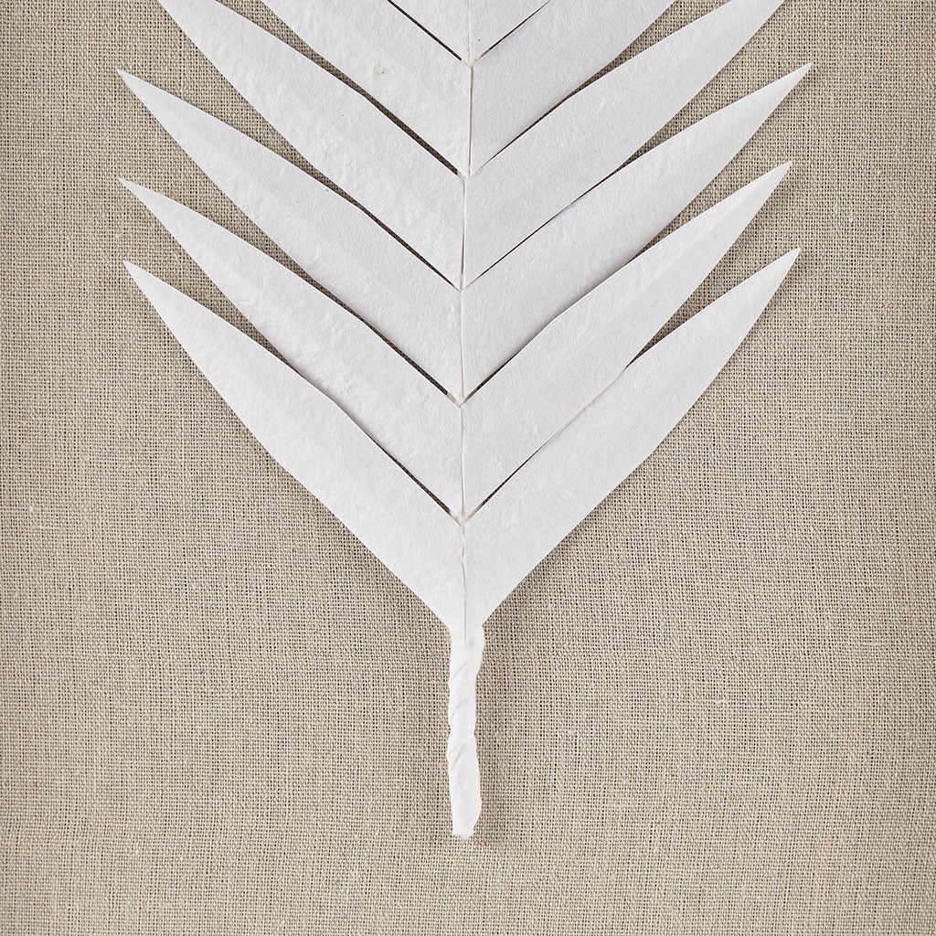 3-Piece Framed Rice Paper Palm Leaves Shadowbox Wall Decor Set