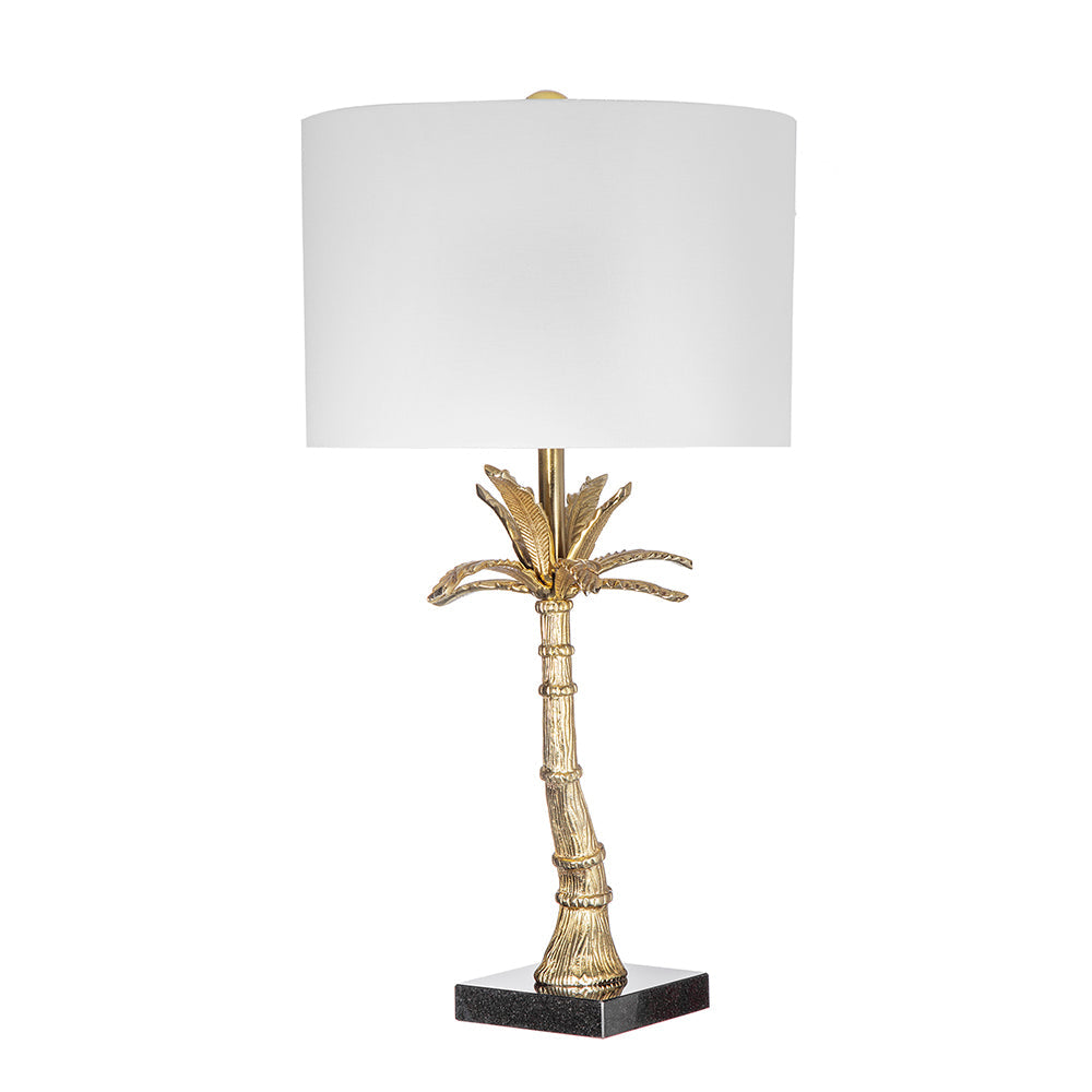 Leaf Lamp with Marble Base