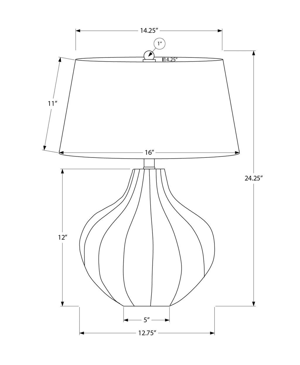 Cove Ceramic Table Lamp