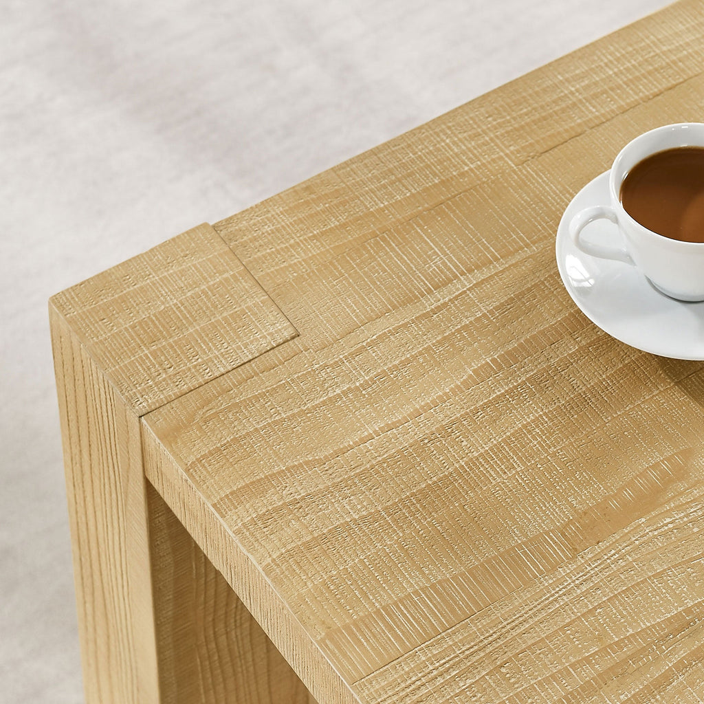 2-Piece Modern 2-Tier Rectangle Coffee Table Set