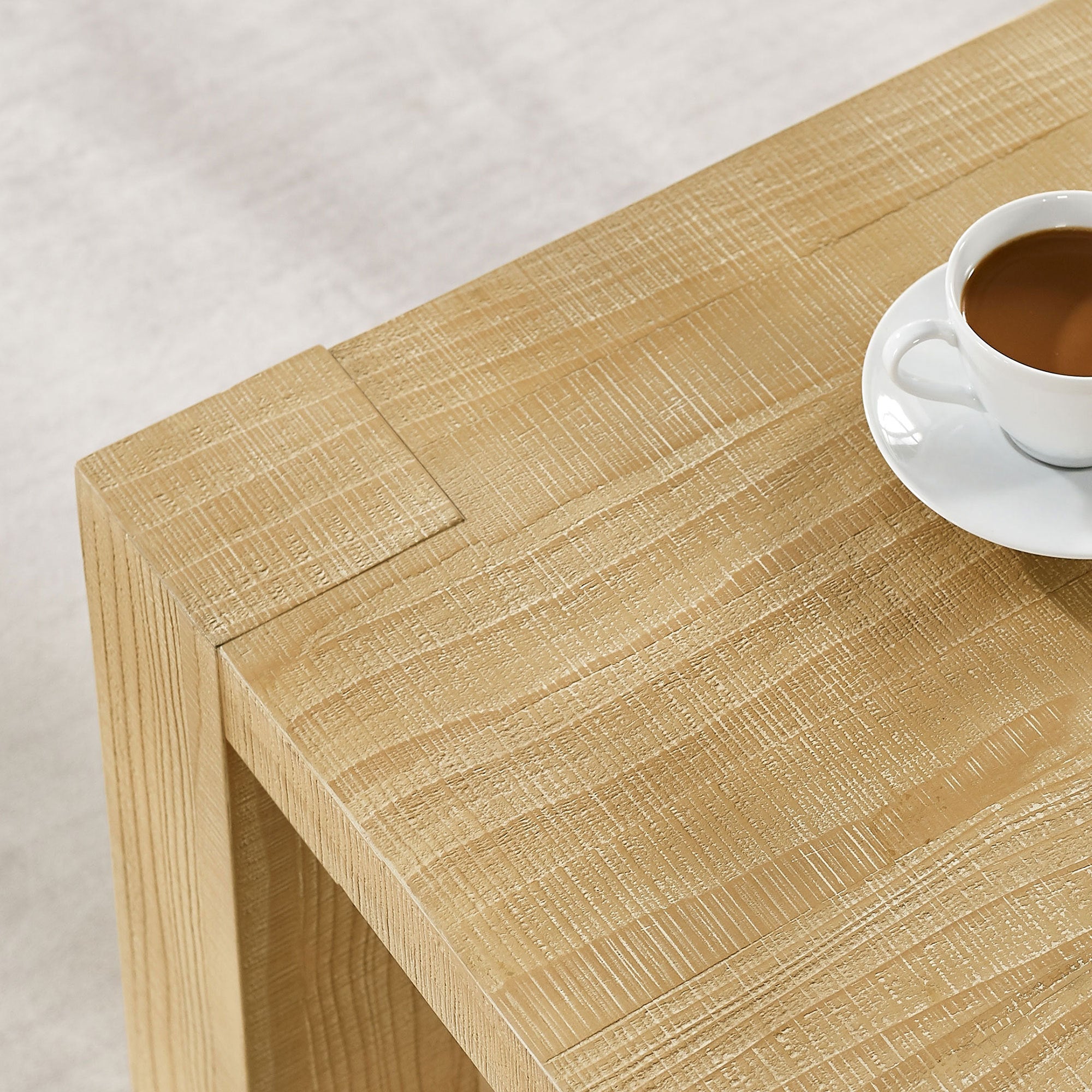 2-Piece Modern 2-Tier Rectangle Coffee Table Set