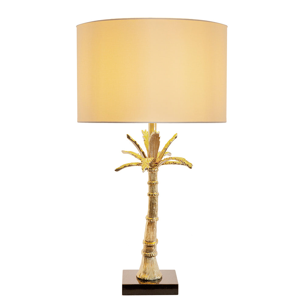 Leaf Lamp with Marble Base