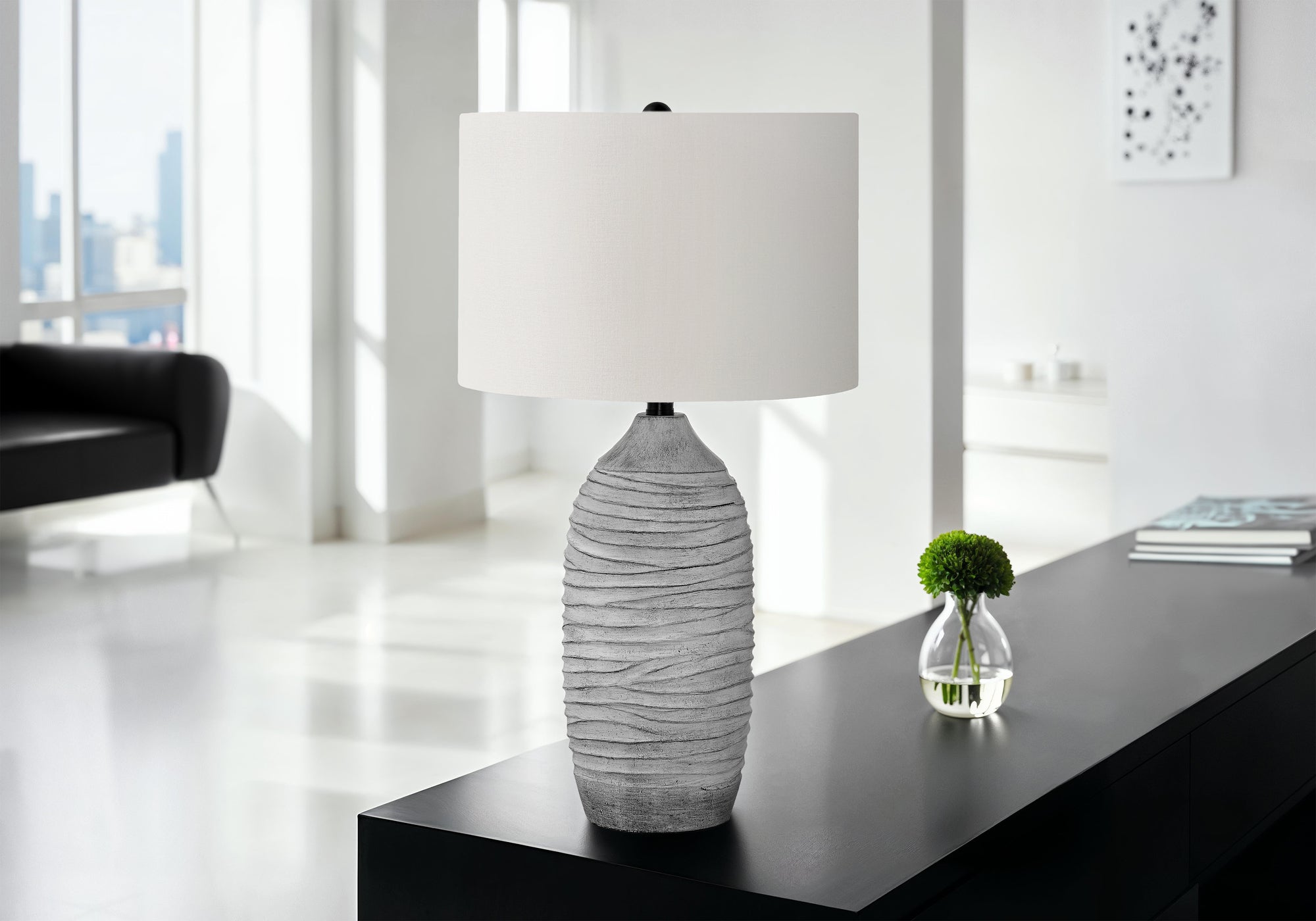 Clearbrook Resin Table Lamp