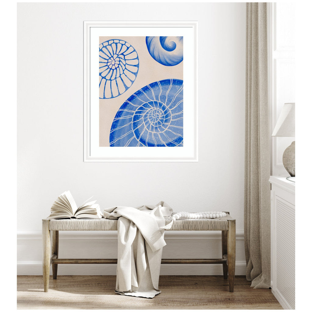 Framed Art Ocean Charms l by Nikita Jariwala