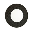 24'' Solea Hand-Woven Black Bamboo Mirror