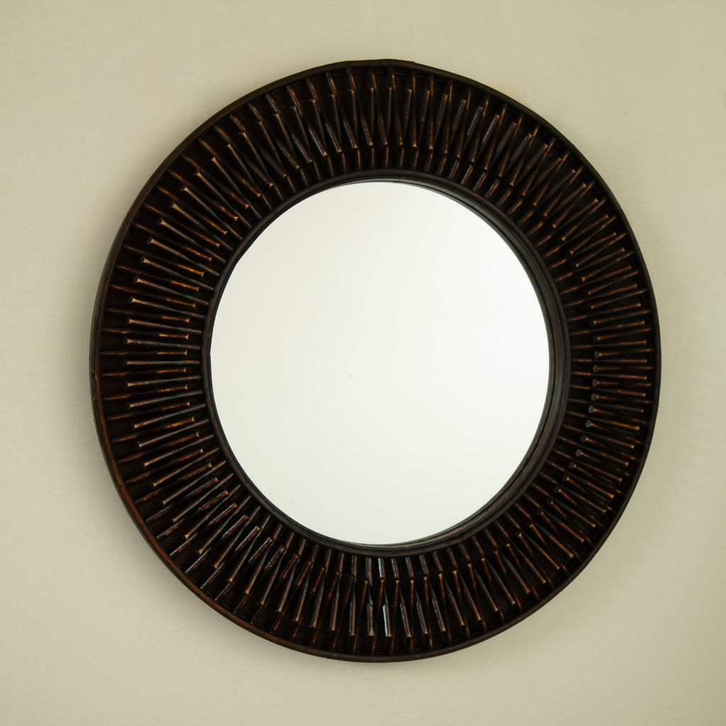 24'' Aura Dark Bamboo Mirror