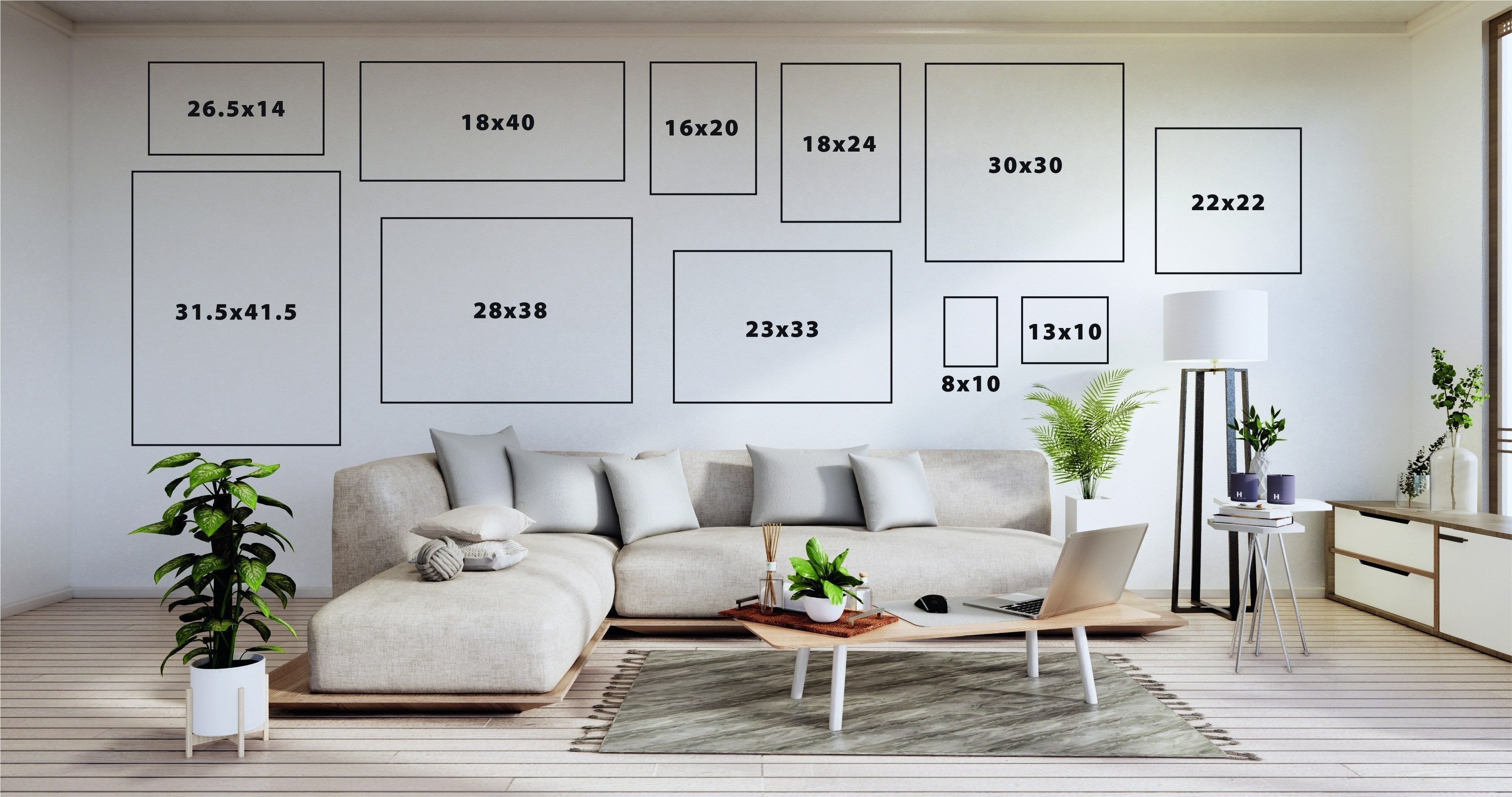 Sylvie Whispers of the Hills 1 and 2 Framed Canvas Art Set by Nikita Jariwala