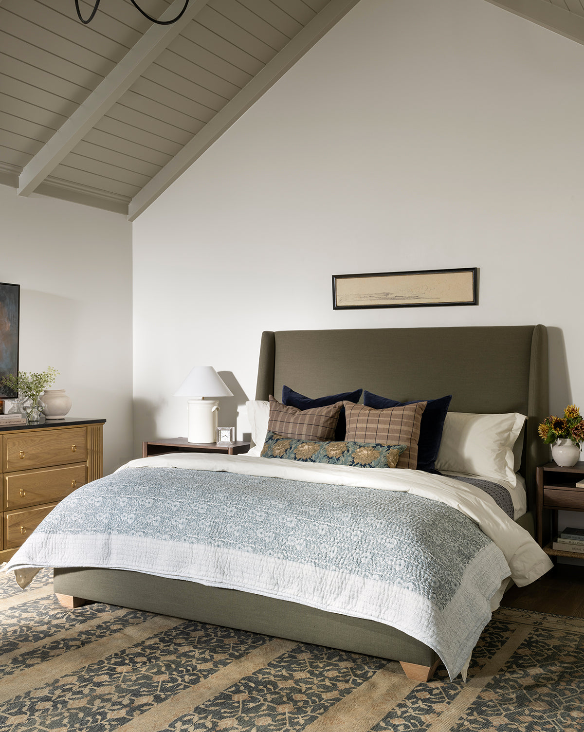 Walt Bed Tall Headboard